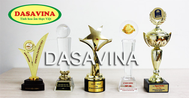 Danh hiệu, cup, giải thưởng và chứng nhận cho món cá kho làng Vũ Đại thương hiệu DASAVINA