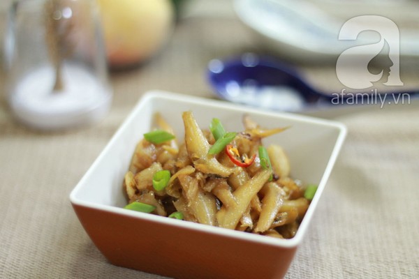 Cá cơm kho mỡ hành – vị ngon dân dã